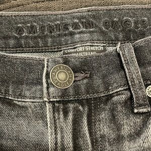 Black high rise boyfriend jeans size 12